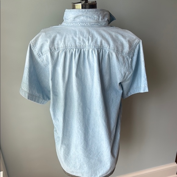 J. Crew Light Blue Chambray Button Down Shirt - Picture 3 of 3